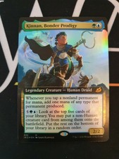 Kinnan, Bonder Prodigy - FOIL - Extended Art - Ikoria (Magic/mtg) Mythic Rare