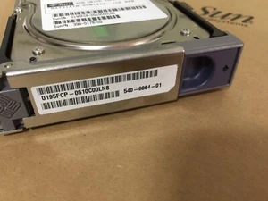 540-6064 , SUN  146GB 10K SCSI Drive  ,390-0178-02,   w BRACKET & PLATE - Picture 1 of 7