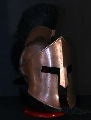 Medieval 300 Película Rey Leónidas Casco Espartano Larp Navidad Disfraz Réplica Foto 1 de 4