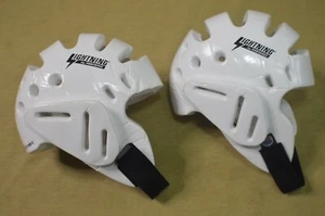 Lightning by PROFORCE Sparring Martial Arts two White Helmet Adult Size Large - Picture 1 of 7
