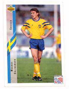 Magnus Erlingmark Sweden #101 Upper Deck 1994 World Cup USA Soccer Trading Card