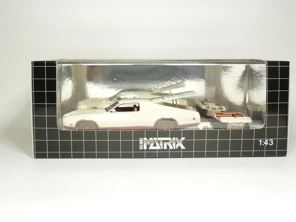 1 43 MATRIX Mercury Montego Sportshauler Concept 1971 Black MX51304-012 Model