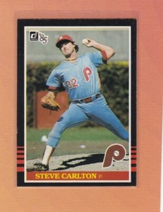1985 DONRUSS BASEBALL STEVE CARLTON #305 PHILLIES NRMT/NMMT *64385