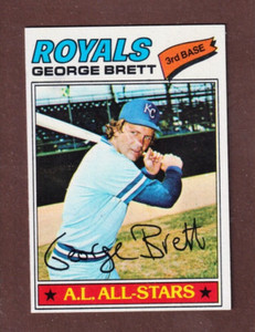 1977 Topps #580 George Brett - HOFer - Kansas City Royals - ExMT - 044 - 🔥⚾🔥
