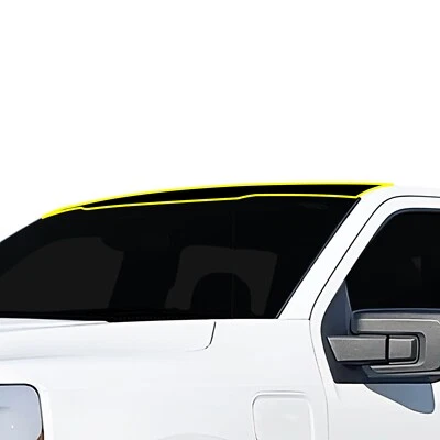 Kit de película de protección de pintura negra brillante para techo precortado para Ford F-150 Lightning 22+ Foto 1 de 4