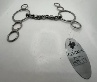 Mordaza de 3 anillos Waterford de acero inoxidable Centaur Riding Hardware 464289SS Foto 1 de 4