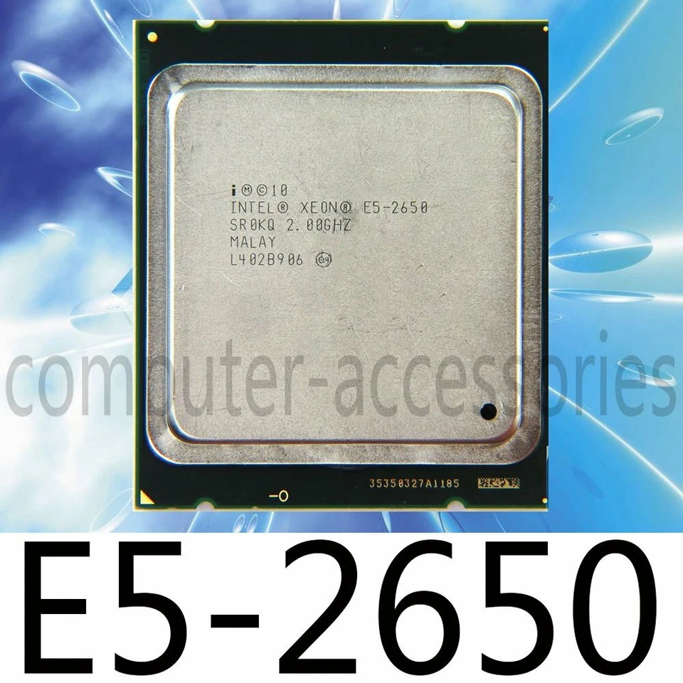 Intel Xeon E5-2650 2.00GHz 8-Core 20MB LGA2011 CPU Processor - Image 1 of 1