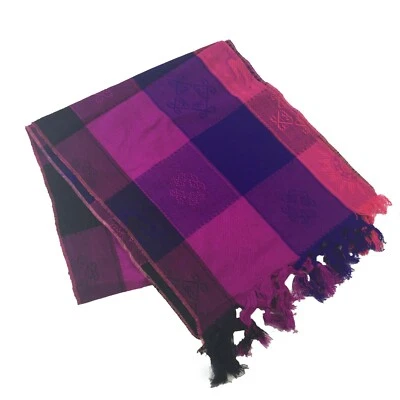 Mexican Mayan Runner Colorful Designs Lightweight 14" x 62"  - Image 1 of 3