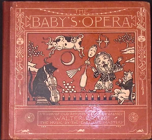 La ópera del bebé. Walter Crane aprox. 1877 **JOYERÍA DE LIBRO MUY BONITA** - Imagen 1 de 1