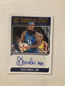 2019 Panini Donruss WNBA Autograph Press Proof Sylvia Fowles #/199 - Picture 1 of 1