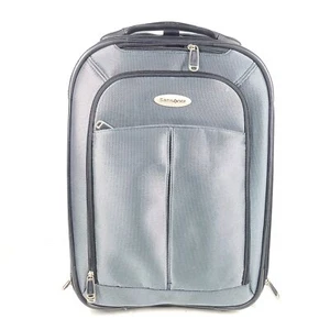 Samsonite 20" Carry On Softside Luggage Two Wheel Spinner Lightweight Silver - Picture 1 of 8