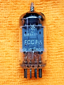 Siemens & Halske ECC83/12AX7 mC6 Long Ribbed Plate Double Getter Support - Picture 1 of 5