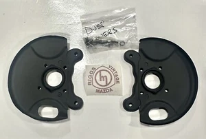 Mazda Rx7 S2 FB 1981 - 1983 Front Spindle Brake Knuckle Dust Plates Covers - Picture 1 of 2
