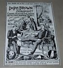 Vintage DR P. H. BROWN Chiropodist Advertising Print, 8" X 11" Quack Medicine