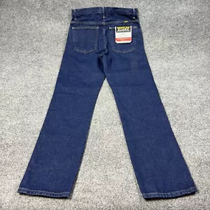 Rustler Classic Jeans Mens 32x34 Blue Dark Regular Fit Straight Leg Heavy Duty - Picture 1 of 13