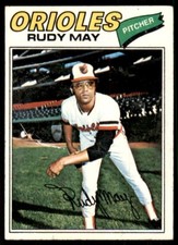 1977 Topps. Rudy May Baseball Cards #56