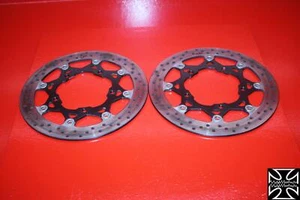 07 SUZUKI BANDIT 1250 FRONT LEFT RIGHT BRAKE ROTORS DISCS - Picture 1 of 10