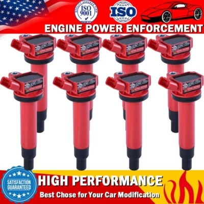 8 Ignition Coil Pack For Toyota Tundra Lexus SC430 GX470 GS430 Sequoia 4.7 UF230 - Image 1 of 4