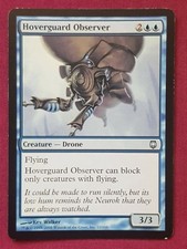 Magic The Gathering DARKSTEEL HOVERGUARD OBSERVER single blue card MTG