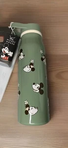 Retro Green Mickey & Minnie 20 oz Beverage Container Insulated Vacuum Sealed NWT - Picture 1 of 6