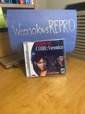 Resident Evil Code Veronica REPRODUCTION CASE No Disc Dreamcast Double Disc