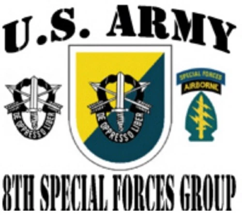 Address Labels -  Special Forces (M) 8th Special Forces Group  - Image 1 of 1