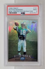 1998 Topps Finest Refractor Peyton Manning RC #121 - PSA 9 MINT HOF Rookie