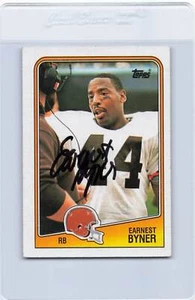 1988 Topps #87 Earnest Byner Browns Signed Auto *K6005 - Picture 1 of 2
