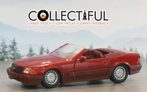 SCHABAK MODELL - MERCEDES 300SL - MAROON - CONVERTIBLE - DIECAST CAR - GERMANY🔥 - Picture 1 of 4