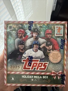 2025 Topps MLB Exclusive Holiday Mega Box Factory, Sealed Brand New - Picture 1 of 3