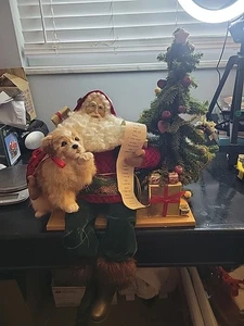 LYNN HANEY Santa 2000 "Checking It Twice" Signed Style #2120 with Tag - Bild 1 von 16