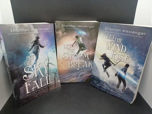 Lot 3 Sky Fall Serie 1-3 Shannon Messenger Let The Sky Fall - Bild 1 von 11
