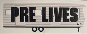 Steve Prefontaine's Trailer Nike Decal Sticker 8" x 3" inches - Picture 1 of 5