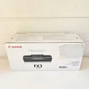 Canon FX3 Laser Toner Cartridge, Black in Retail Packaging - Picture 1 of 5