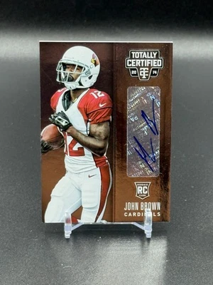 2014 Totally Certified John Brown Rookie RC Rookie Auto #102 Cardinals - Image 1 of 2