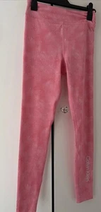 Leggings Calvin Klein rosa taglia small nuovi etichette lunghezza intera - Foto 1 di 11