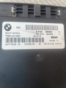 06 07 08 09 BMW E90 3 Series FRM2 Footwell Headlight Light Bcm 6135 9204534 01 - Bild 1 von 3