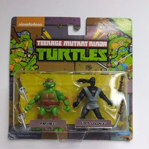 TMNT Miniature Raphael Foot Soldier Classic Series Figure 2 pack 2015 - Picture 1 of 4