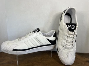 Adidas Y3 Yohji Yamamoto Superstar Sneakers- Size 11.5 - G64103-White/Black HTF - Picture 1 of 15
