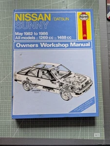 Nissan Datsun Sunny (1982-1986) Haynes Workshop Manual - Picture 1 of 8
