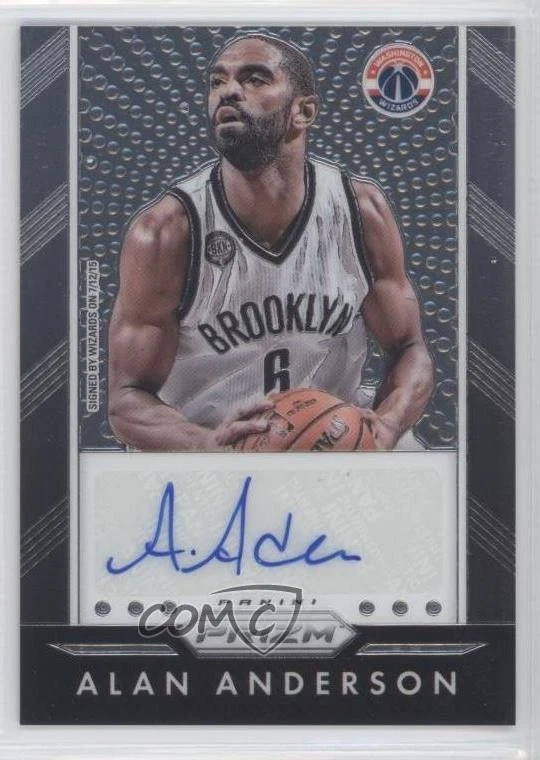 2015-16 Panini Prizm Auto Alan Anderson #P-ALN Auto - Image 1 of 2