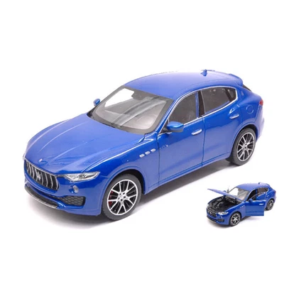 MASERATI LEVANTE 2016 BLUE 1:24-27 Welly Auto Stradali Modellino Nuovo - Immagine 1 di 3