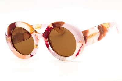 Gafas de sol GUCCI GG1748S 001 rosa marco habana lentes marrones 52 mm Foto 1 de 4