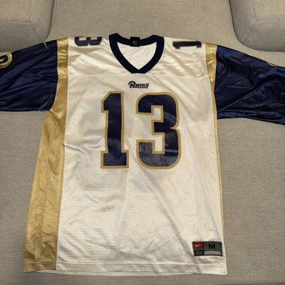 Vintage Kurt Warner #13 Kurt Warner St. Louis Rams Nike Jersey - Size Medium - Image 1 of 4
