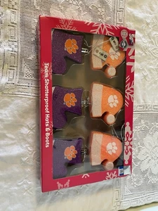 Clemson bruchsichere Hüte und Stiefel Ornamente Neu - Bild 1 von 3