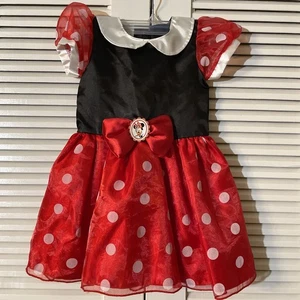 Disney Minnie Mouse Kostüm Kleid Größe 2 Kleinkind - Bild 1 von 5