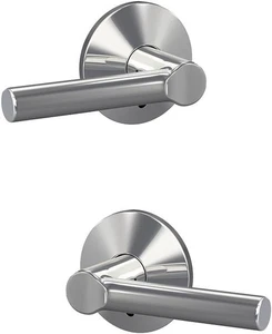 Schlage FC172 BRW 625 KIN Broadway Non-Turning Kinsler Trim Lever, Bright Chrome - Picture 1 of 1