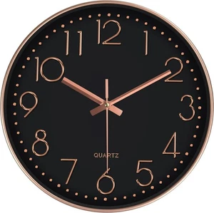 Relojes de Pared Silenciosos Funciona con Pilas 8 Pulgadas, Reloj de Pared Analógico con Número De Gran Tamaño - Imagen 1 de 9