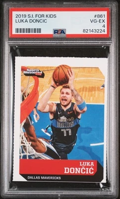 PSA 4 VG-EX Luka Doncic 2019 S.I. for Kids #861 Rookie Card Dallas Mavericks - Image 1 of 2