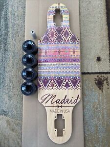 Madrid Tribal Drop Through Skateboard Micro 29” X 9” MAPEL Cadillac Chasers